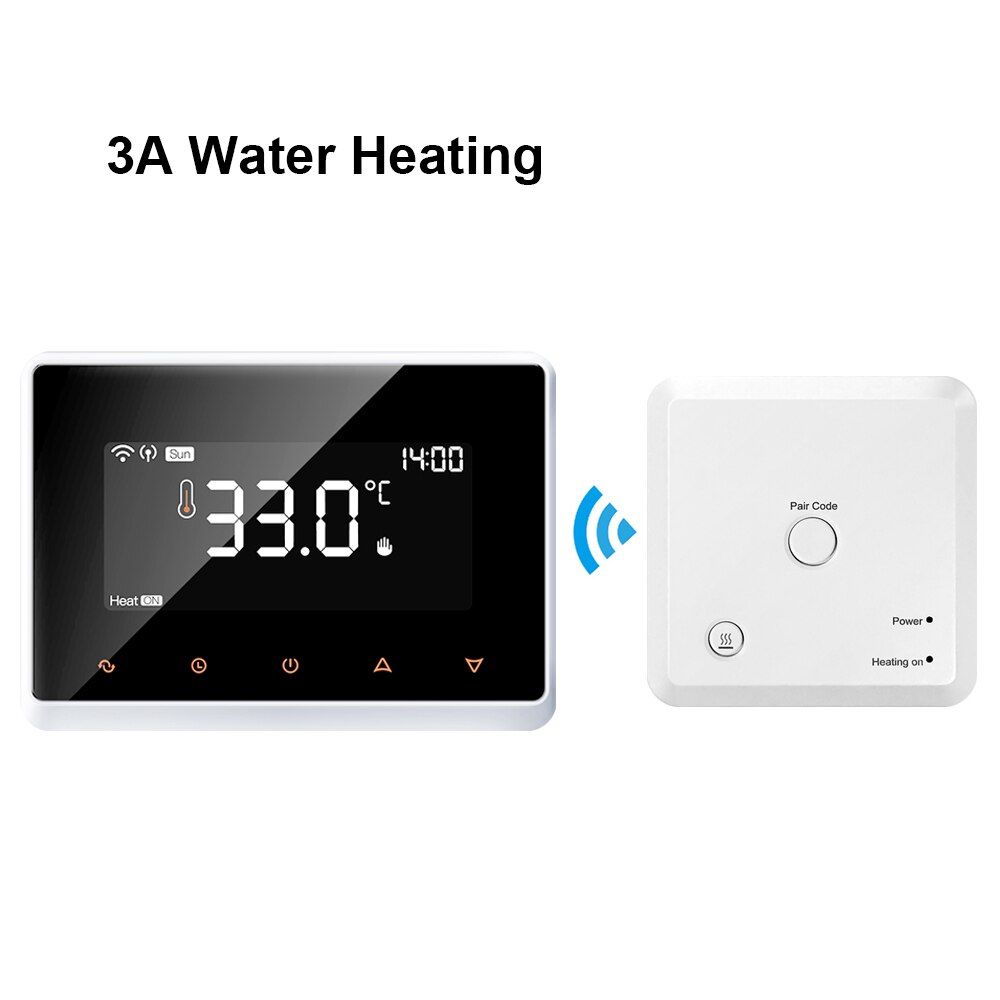 AVATTO Tuya RF Wireless WiFii Smart Thermostat Temperature Controller for Gas Boiler Water Heating Works with Alexa Google Home: Water Heating