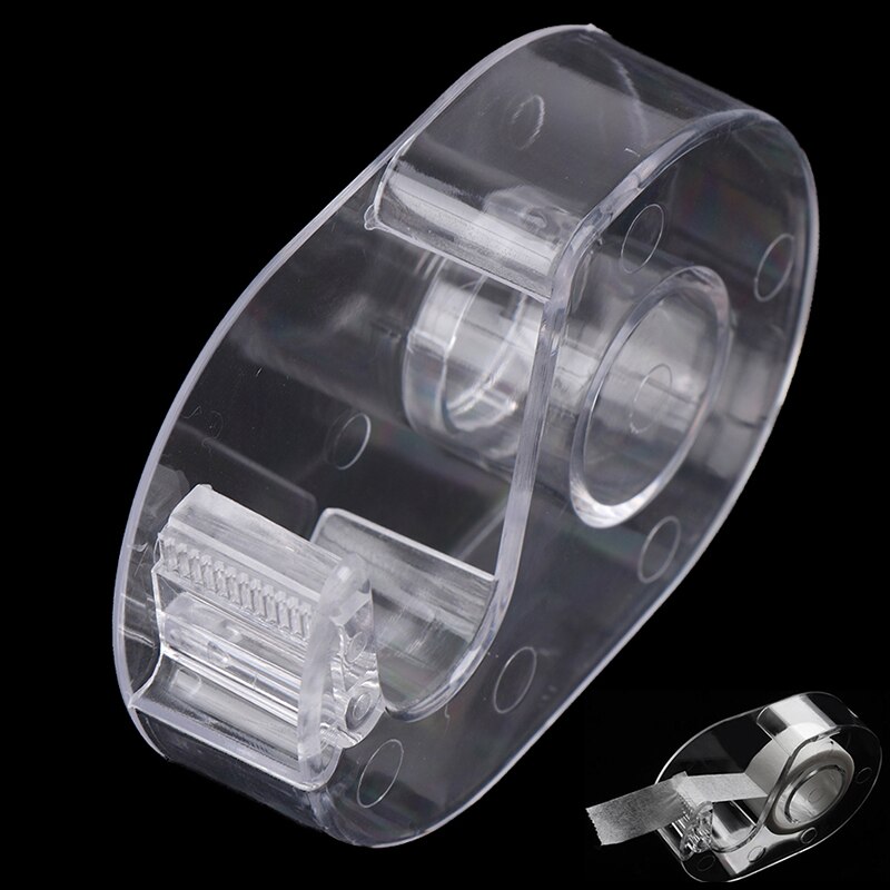 Plastikklæbende tapeholder tape cutter dispenser holder podning øjenvippe tape cutter til øjenvipper forlængelse makeup værktøjer