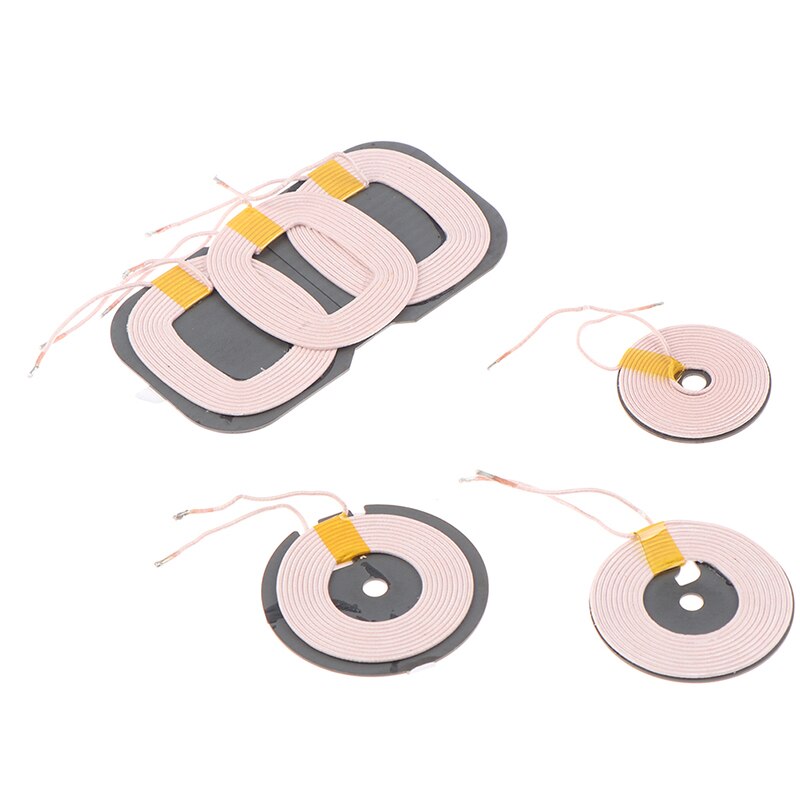 1pz 35/45/50 MILLIMETRI Circolare 10 Gira Bobina Bobina di Induzione per Il FAI DA TE Caricatore Senza Fili di Trasmissione Terminale universale QI standard