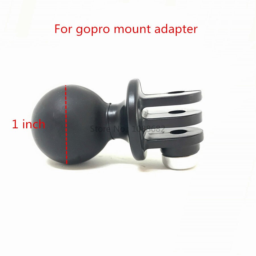 Jadkinsta Motorcycle Ballhead Holder Mount 1 Inch Autocycle Stand for Gopro Xiaomi for iPhone for GPS: A