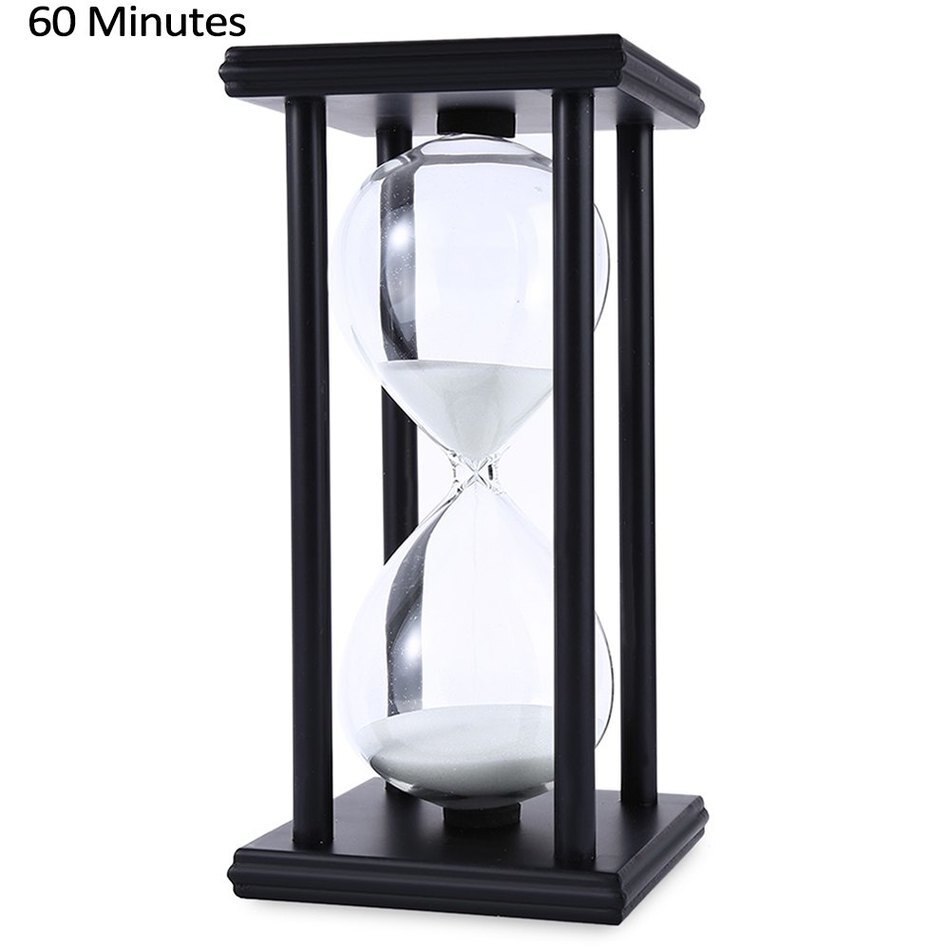 Wooden Sandglass Sand Hourglass 45/60 Minute 20.5*10*10 Countdown Timer Clock Xmas Birthday Home Decoration Reloj De Arena