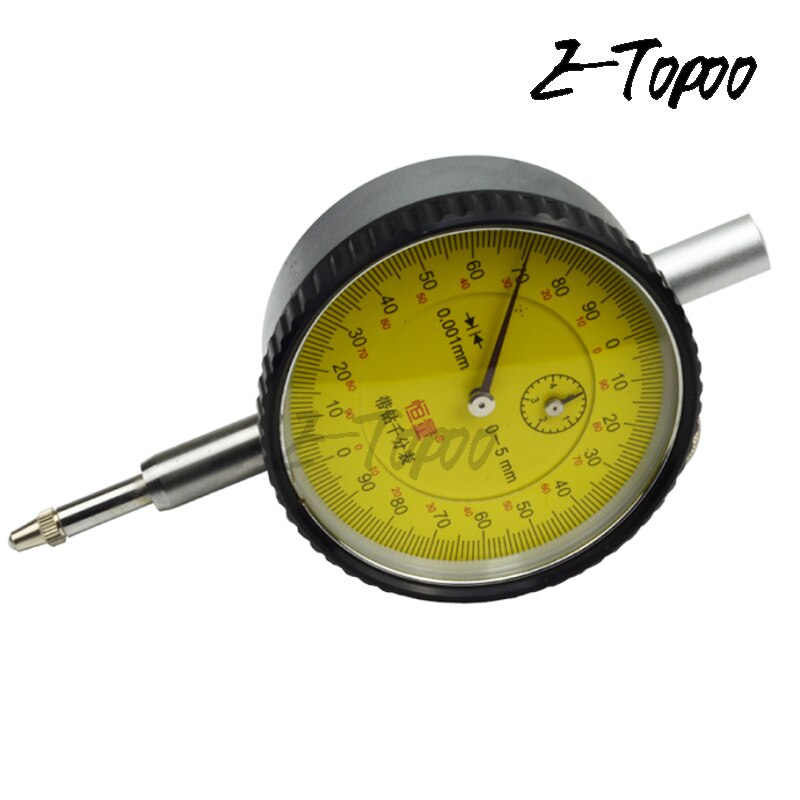 0-5mm Micron dial indicator jewels dial gauge 5mm 0.001mm Precise Test Measuring Instrument Gauge Tool