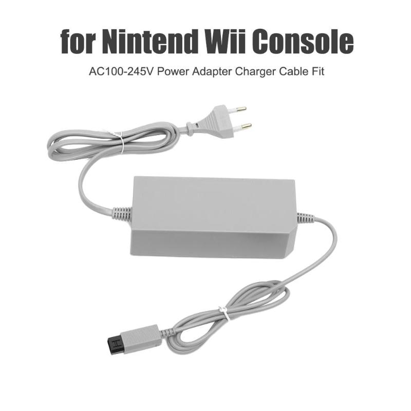 AC100-245V Input DC12V 3.7A Output Power Adapter Oplader voor Wii Console AC Power Adapter Kabel Fit voor Nintend Wii Console