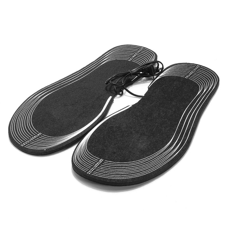 Palmilhas eletricamente aquecidas com controle alimentado por bateria para as mulheres sapatos inverno esqui livramento almofadas de acampamento golpe cheio quente