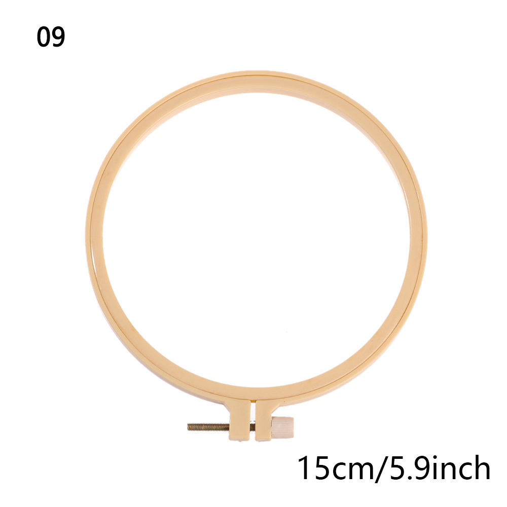 DIY Embroidery Flower Landscape Handwork Needlework for Beginner Cross Stitch kit Ribbon Painting Embroidery Hoop Home Decor: 15cm