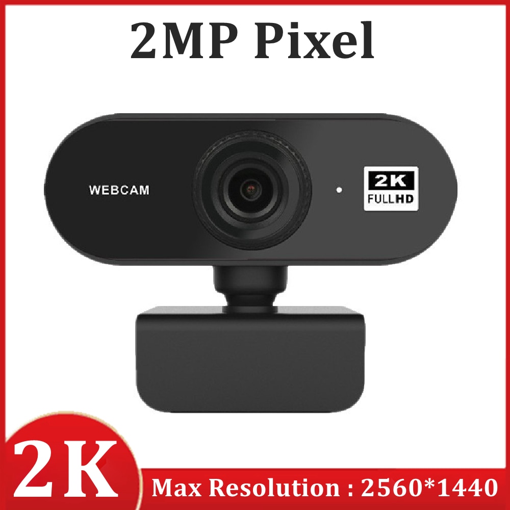 2K Mini Webcam 1080P Hd Usb Webcam Voor Computer Met Microfoon Webcam Laptop Online Teching Conferentie web Camera Rotaed