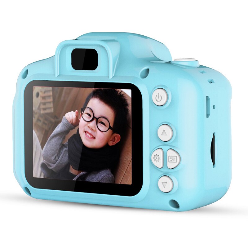 Kids Digital Camera - HD 1080p Video - 2MP Photo - Waterproof Shockproof - Mini Portable Children Camera: Blue