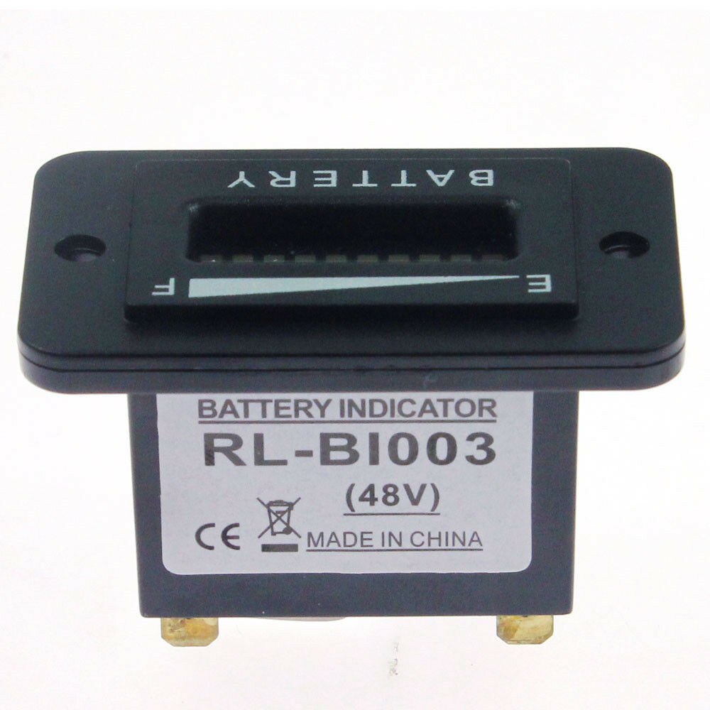 48V LED Battery Indicator Meter Gauge Charge Discharge Tester LED Battery Status Charge Indicator Monitor Meter Gauge