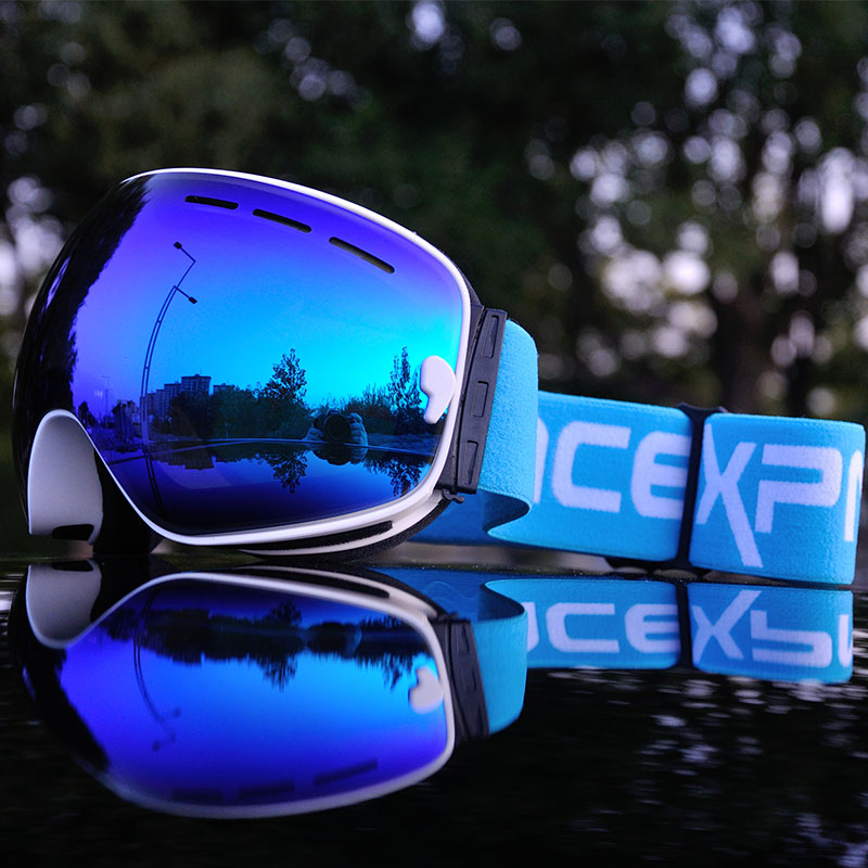 ACEXPNM Skibril Mannen Vrouwen Snowboard Bril Bril voor Skiën UV400 Bescherming Sneeuw Ski Bril Anti-fog Ski masker: SGP5