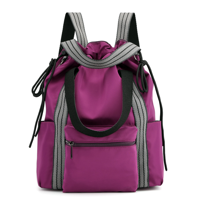 Couche-culotte lait en poudre bébé sortie multifonctionnelle grande capacité novice mère sac grande capacité polyvalent mère sac: Purple