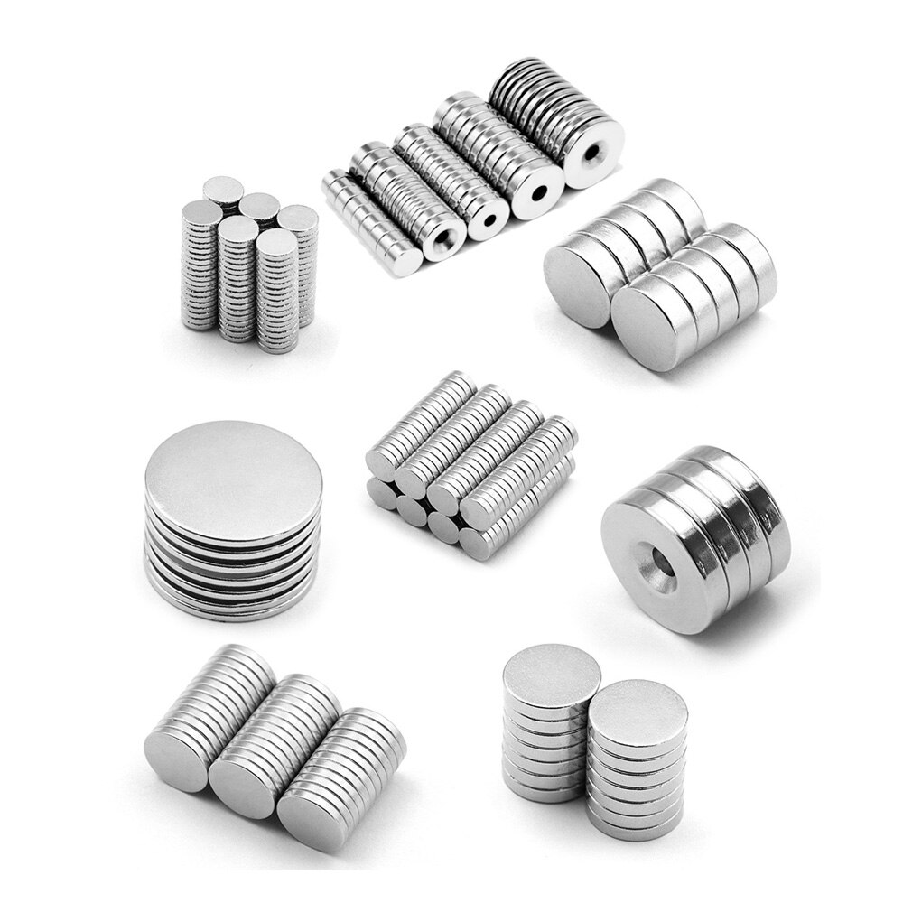 Imanes potentes de neodimio, imanes permanentes pequeños y redondos de 4x20mm y 4x20mm, 10-200 Uds.