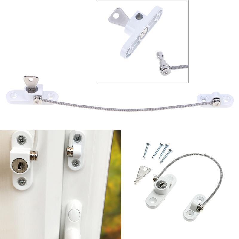 Janela de bloqueio crianças proteção janela restrictor criança segurança janela rolha fechaduras portáteis limitador bvaby safty acessórios