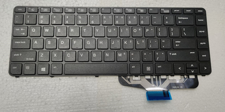 US Backlit laptop Keyboard for HP Elitebook Folio 1040 G3,818252-001 844423-001: NO BACKLIT