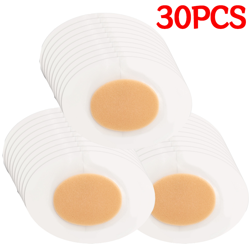 100PCS Schmerzen Relief Gel Ferse Schutz Fuß Patches Klebstoff Blister Pads Hydrokolloid Ferse Liner Schuhe Aufkleber Gips Fuß Pflege: Licht Gelb