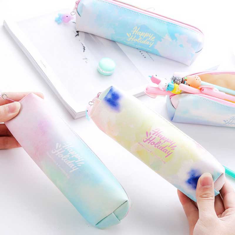 Dream Unicorn Pencil Case for Girls School Supplies Super Big School Stationery Pencil Box Pencilcase korean kawaii bag