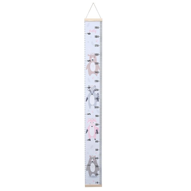 Tenture murale bébé hauteur mesure règle enfant enfants croissance graphique décoration de la maison GXMA: A