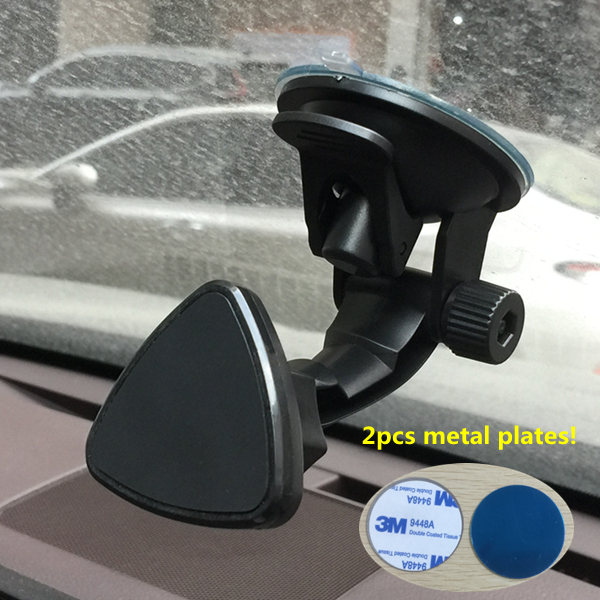 360 rotativo Magnetico Supporto Del Telefono Per Auto Supporto da Auto Magnete Parabrezza Supporto Del Telefono Dell&#39;automobile SUPPORTO GPS Display Libera la vostra mano: all black riangle