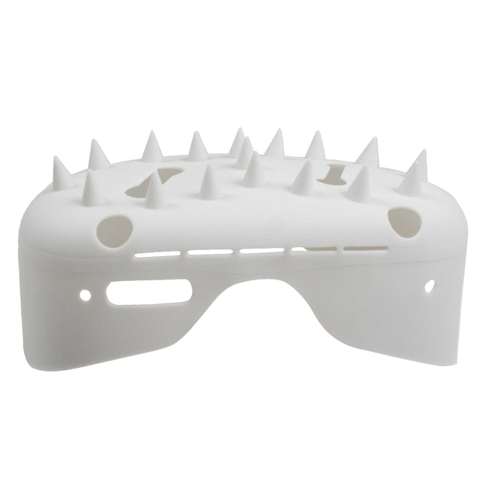 Spikes/Dots Style Silicone Beschermhoes Voor Oculus Quest 2 Vr Headset Anti-Kras Headset Cover Virtual Reality accessoires: White Spikes