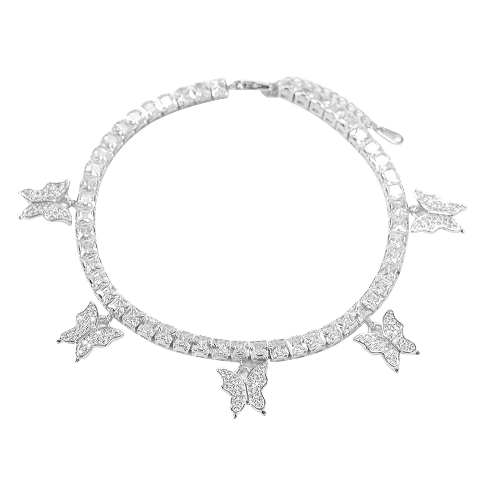 Crystal Enkelband Voor Vrouwen Foot Sieraden Zomer Strand Barefoot Armband Enkel Op Been Strap Bohemian Sieraden Accessoires L5