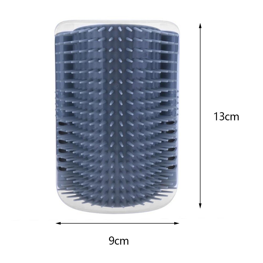 Cats Brush Corner Cat Massage Self Groomer Comb Brush Cat Rubs the Face with a Tickling Comb Cat Product Comb: Grey A