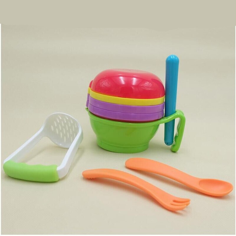 Baby food Fresh Food Fruit Vegetable Mills Dispenser food masher Care Safety Tool food scissorsMini Fruit Machine
