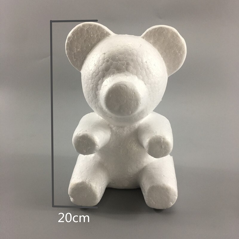 Modélisation polystyrène styromousse ours blanc boules de mousse artisanat pour bricolage de noël fournitures de fête décoration