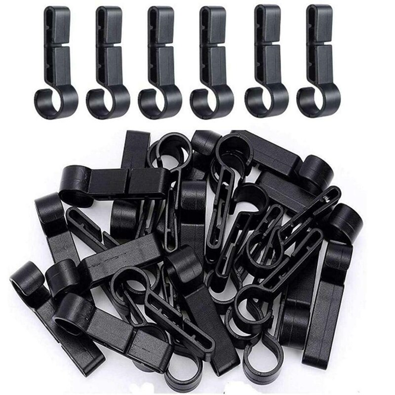 GuangTouL hoofdlamp clip Beschermhelm clip, 8 stuks Ledhoofdlamp clip, cliphaken voor handwerkershelm, geschikte alle bouwplaatshelm en hoofdlamp