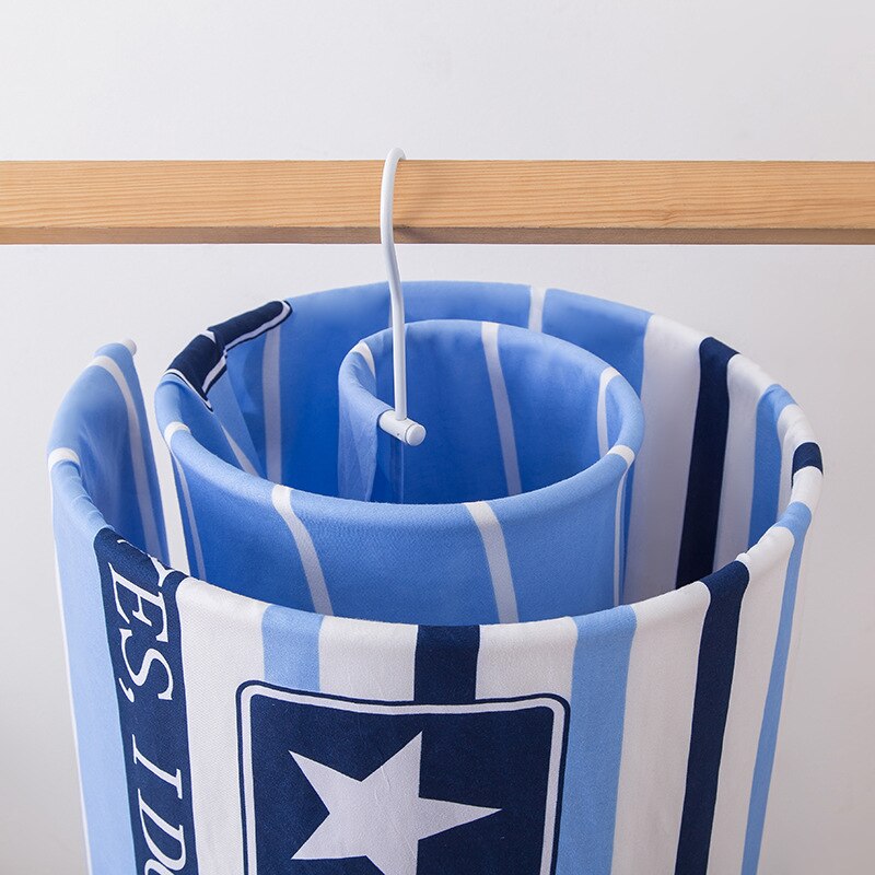 Space-saving Spiral 2.2m Quilt Hanger Circle Square Detachable Towel Hanger Balcony Portable Underwear Hanging Tool