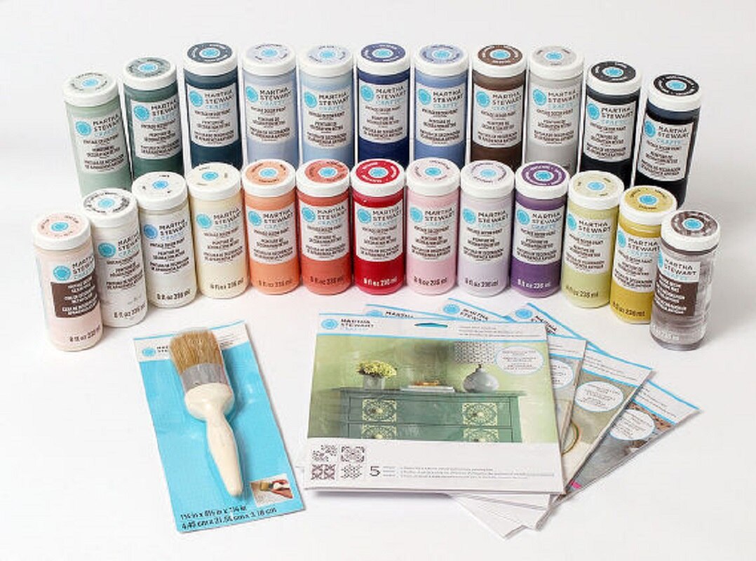 American Plaid Aacrylic Paint Peinture Acrylique Painted Martha Stewart Farby Akrylowe Home Decoration Pintura Acrílica Series