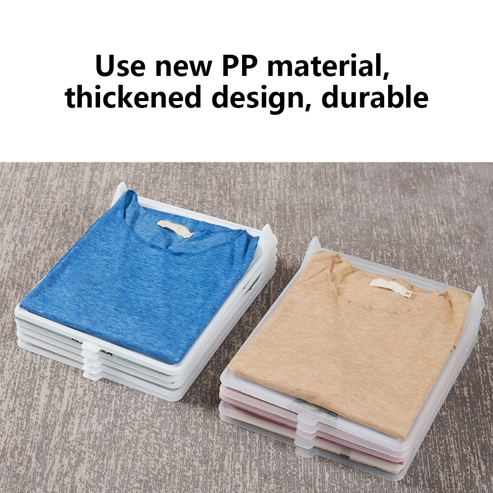 10Pcs/Lot Folding Cloth Storage Holders Clothing Wardrobe Drawer Clothes Finishing Racks Home T-Shirt Underwear Organizer Board