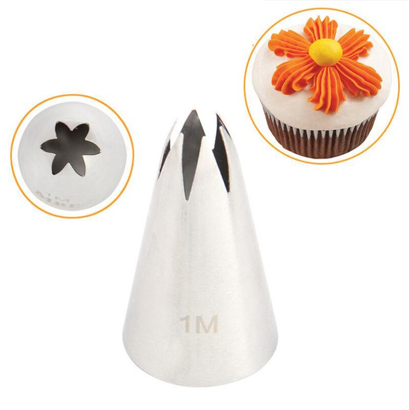 # 4B #1M # 1A # 2D Rvs Pastry Nozzle Set 1-4Pcs Icing Piping nozzle Bakken Gebak Tips Cupcake Cake Decorating Gereedschap