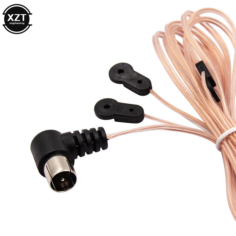 Antena dipolo aérea de cobre para interior, Radio HD en forma de T, conector PAL macho/hembra, 75 OFM, uso para YAMAHA AM/FM