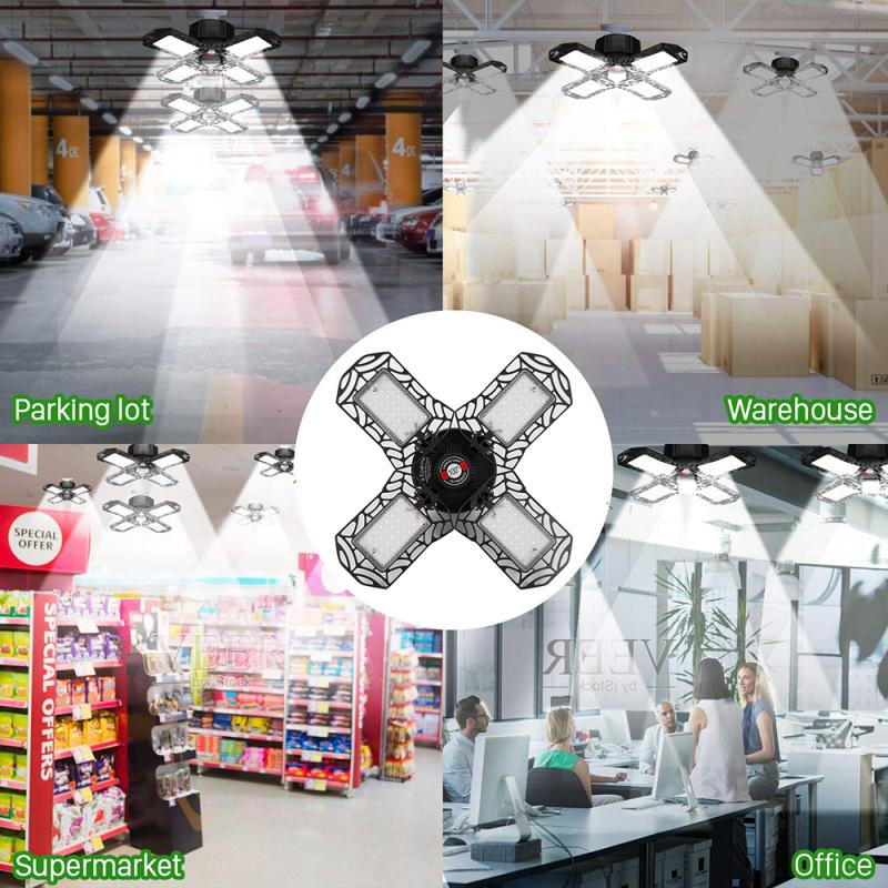 Super Heldere Industriële Verlichting 120W E26 E27 Led Garage Licht Lamp 85-265V 192/92Led hoge Bay Industriële Lamp Voor Workshop