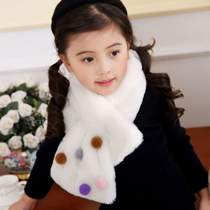 Accessoires pour bébé, écharpe douce pour enfants, garçons et filles, cache-cou d'hiver, foulards en patchwork pelucheux, châle
