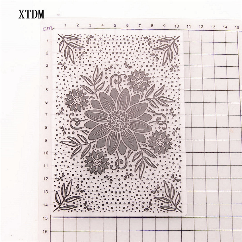 Easter plastic flower template craft card making paper card album wedding decoration Embossing folders