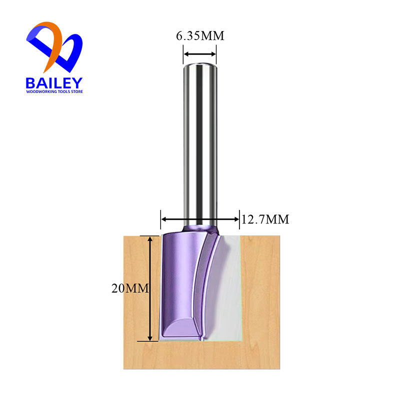 BAILEY 1PC Reinigung Boden Router bisschen Gravur Holzbearbeitung Werkzeug Ende Fräser CNC für Holz Verarbeitung Maschine: verrotten