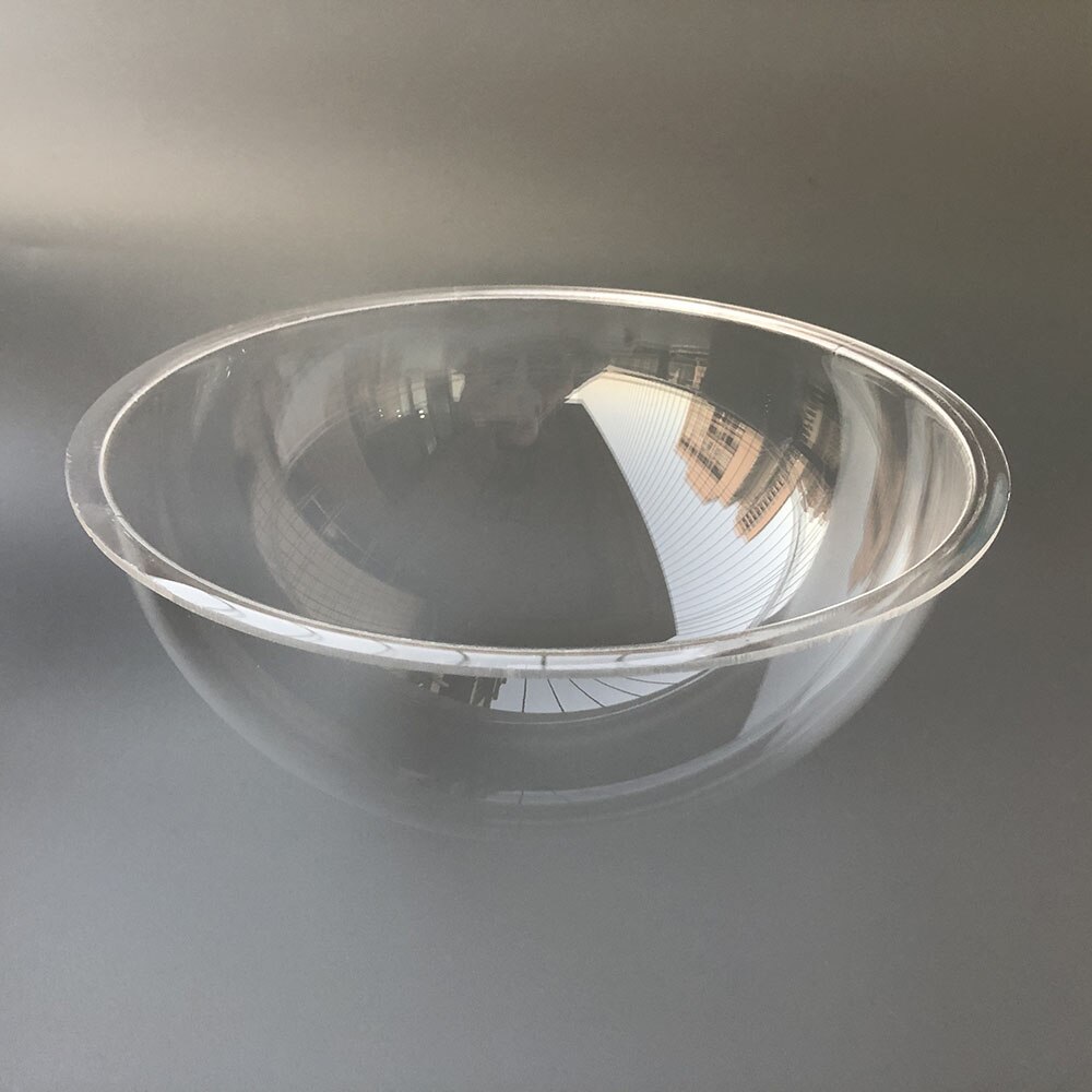 Cámara PTZ transparente de 9 pulgadas para interior y exterior, carcasa de domo transparente de acrílico, funda antipolvo de cámara domo de alta velocidad, 233x110mm