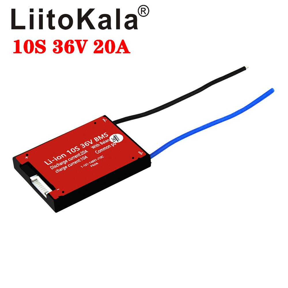 Liitokala Batterij Bms 10S 36V 20A Bms Gebruikt Voor 36V Batterij 20A Continu Met Balans Functie