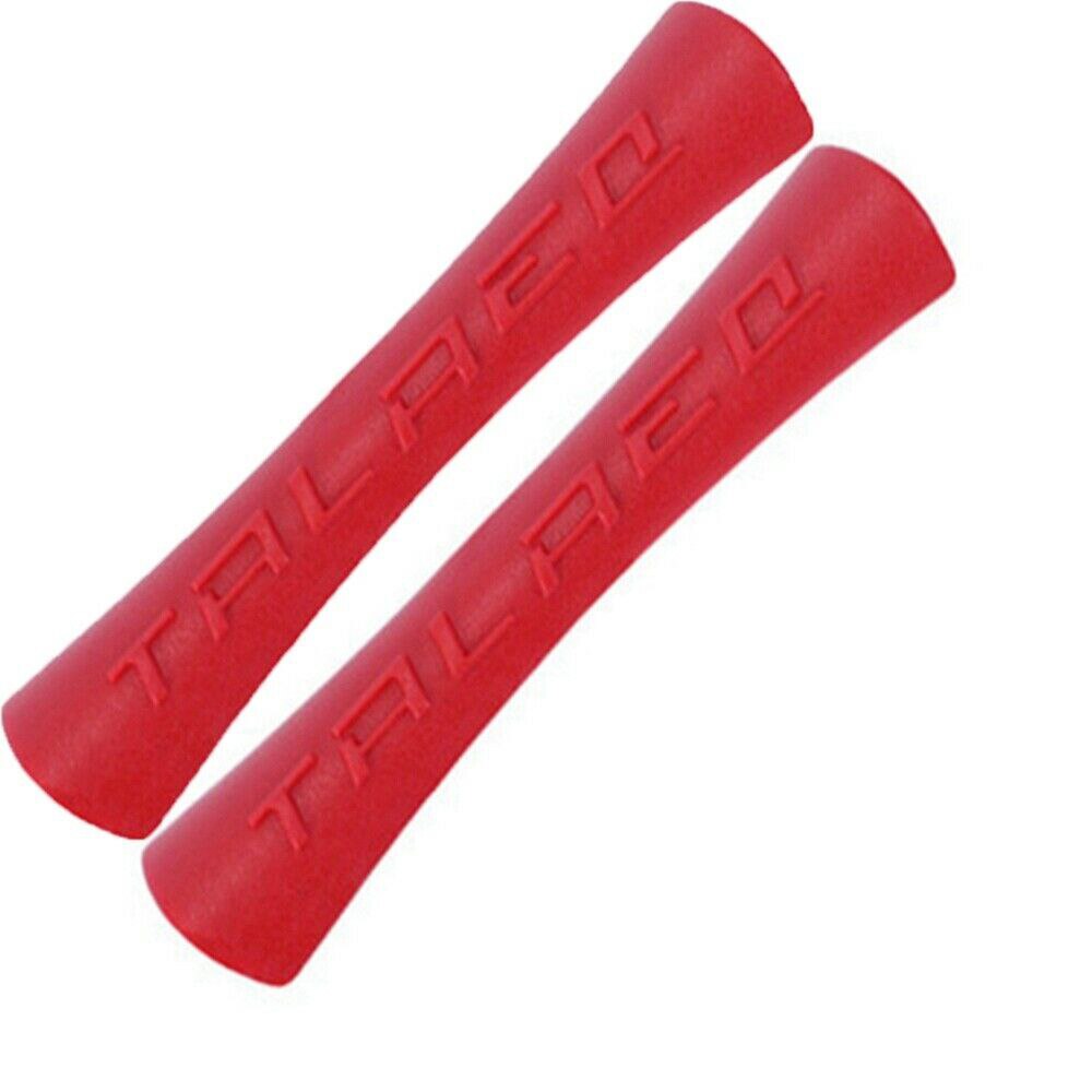 4 Stks/partij Ultralight Fiets Kabel Rubber Protector Mouw Anti Scratch Duurzaam Lijn Pijp Cover Voor Shift Remleiding Pijp: red