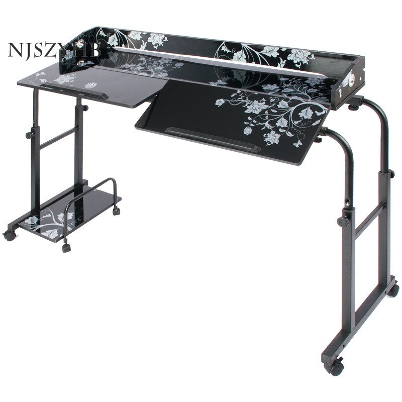 Multifunctional large bed laptop stand simple style study high load-bearing lifting desktop computer desk