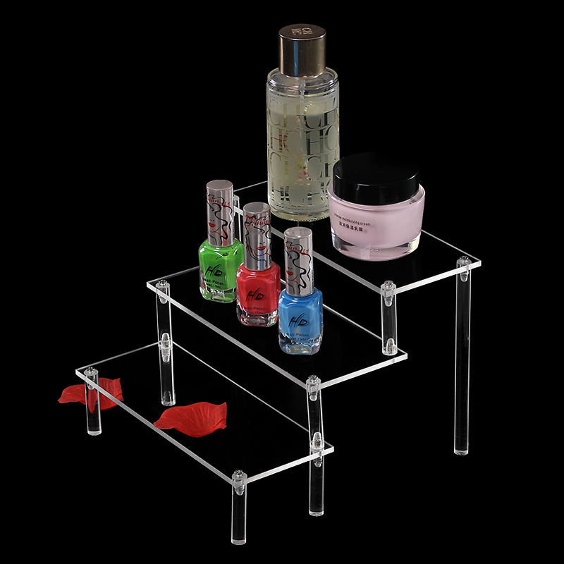 1 Set Display Stand Rack Oogschaduw Parfum Organizer Dozen Transparant Meerlaags Acryl Opbergrekken Desktop Cosmetica Plank