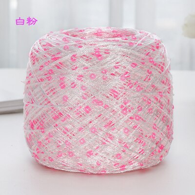 100g/ball Shiny Sequin Yarn Colorful Crochet Thin Thread Yarn for Hand Knitting Sweater Shawl Yarn DIY Crochet Hook Thread: 49
