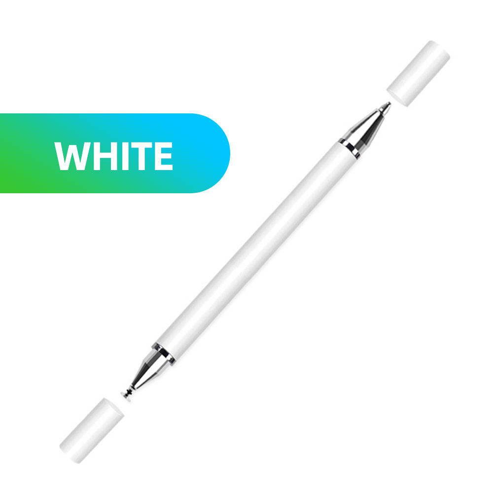 ANKNDO Stylus Pen For Smartphones 2 in 1 Touch Pen for iPad Xiaomi Tablet Screen Pen for Mobile Android Pencil Accessories: white