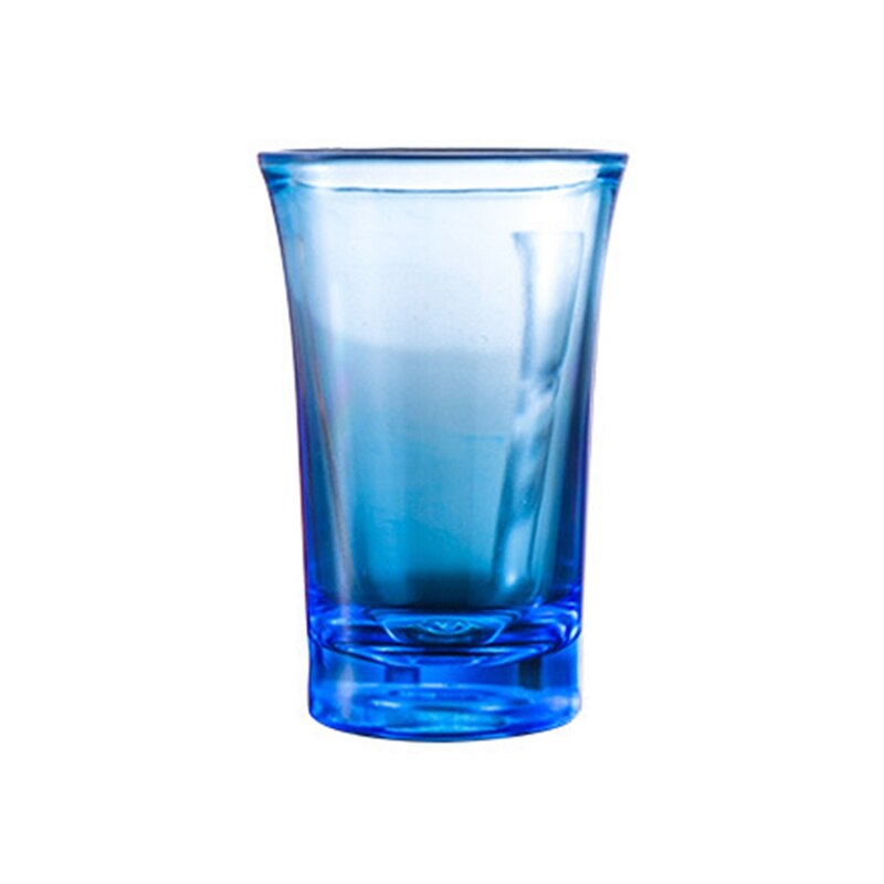 1 stk glass vin glass farge plast håndlaget flerfarget juice glass vin glass vin sett: Bl