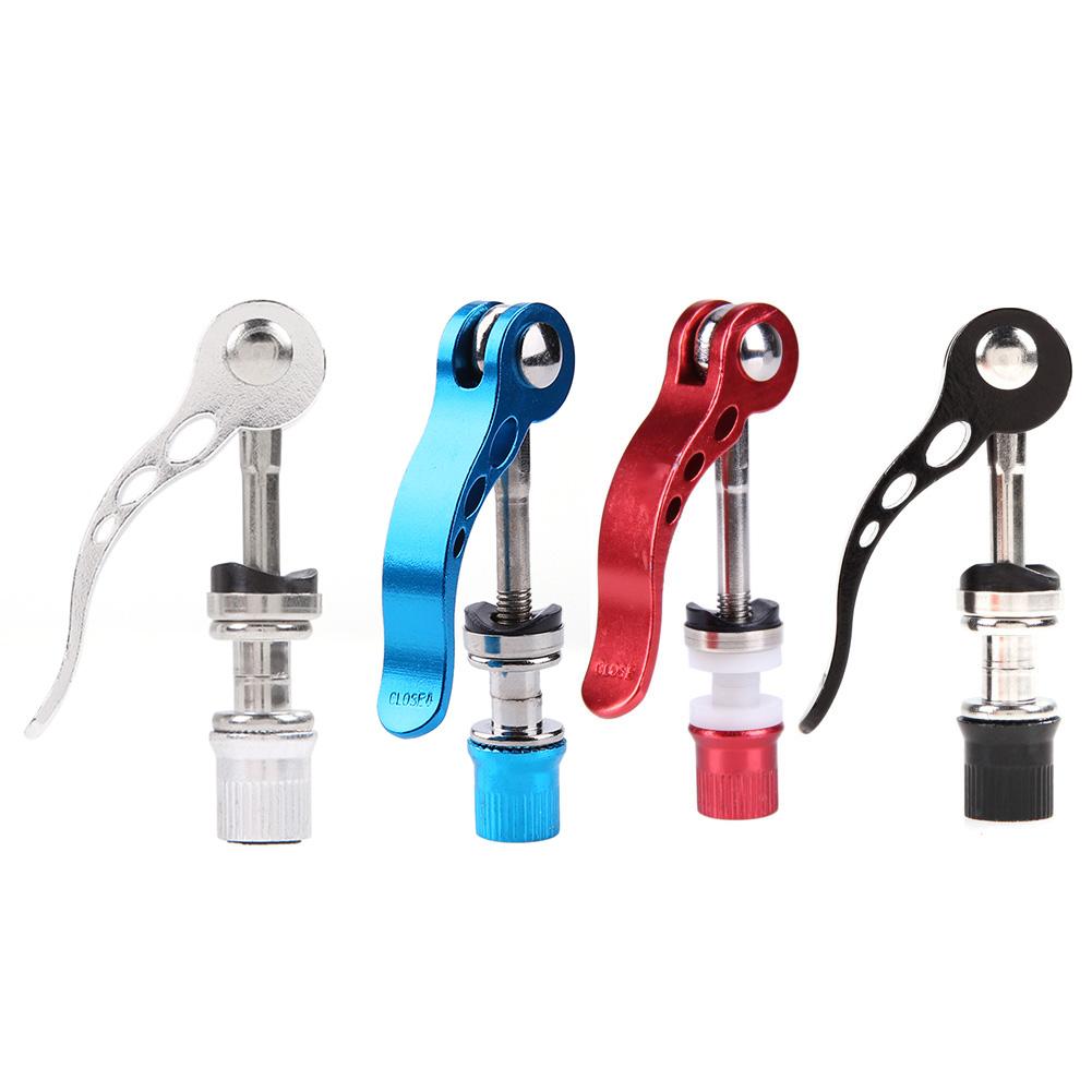 Aluminium Alloy Tube Seat Clamp Bolt Bicycle Quick Release Bolt Bike Seatpost Clamp Skewer Bolt Mountain Bike Seat Tube Clamp