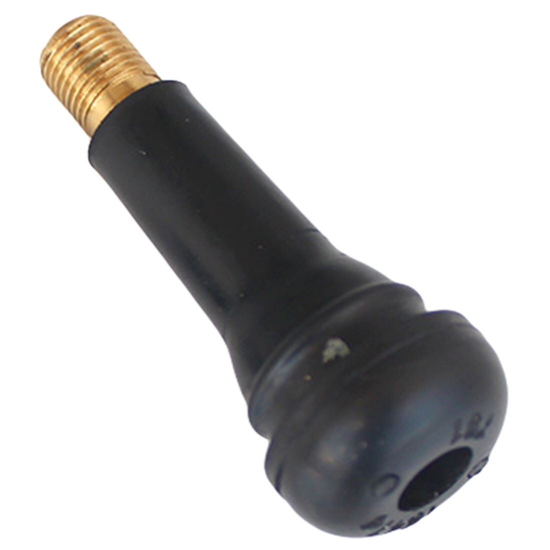 10Pcs TR414 Core Vacuum Tire Nozzle Car Black Rubber Alloy