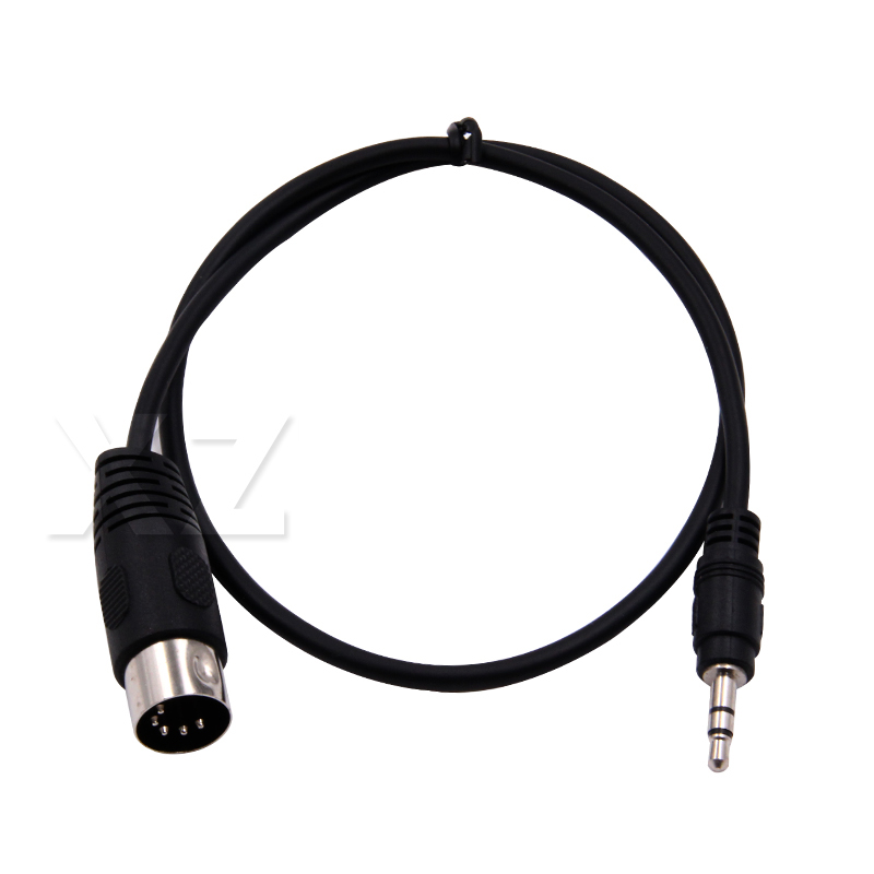 3.5mm Male Stereo Jack To Din 5 Pin Din MIDI Male Plug Audio Extension Cord Cable 0.5/1.5/3M For Microphone Adapter