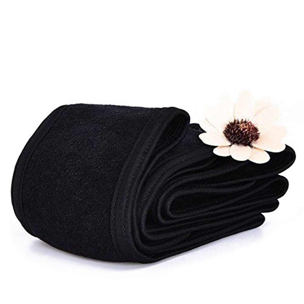 Diadema deportiva creativa para mujer, toalla de belleza con Velcro para maquillaje Facial, diadema ajustable para Spa y ducha