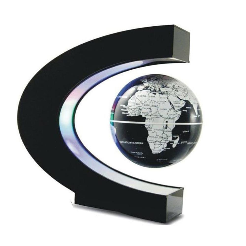 Magnetic Levitation Globe Floating World Map Ball Lamp Cool Lighting Office Home Decoration Terrestrial Globe Lamp