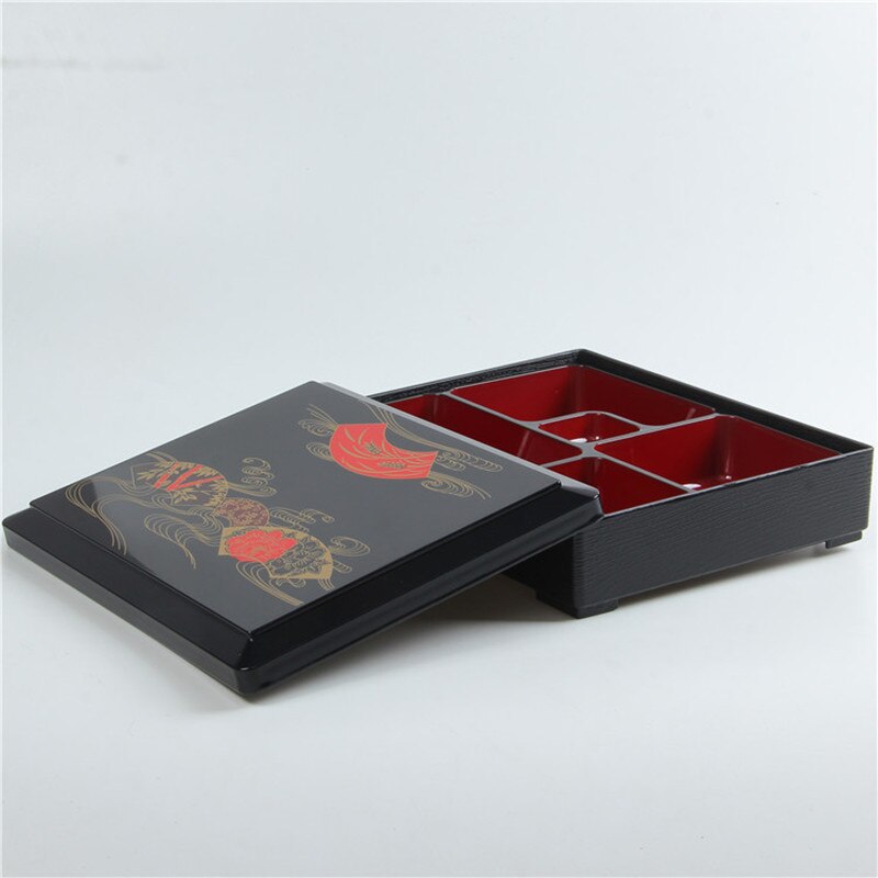 Bento Box Japanese Lunch Boxes Rice Sushi Catering Portable Food Storage Container for Home Picnic Kitchen Wooden Students'